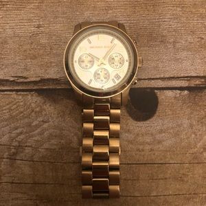 Gold Michael Kors watch